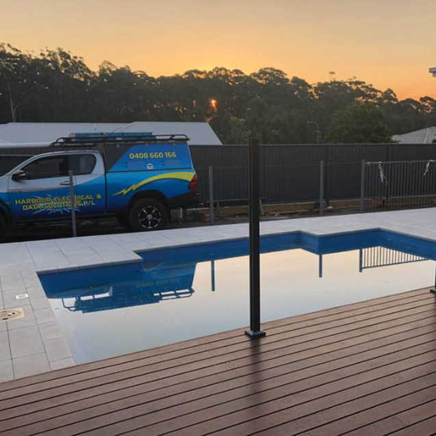 Outdoor and Pool Areas Harbour Electrical